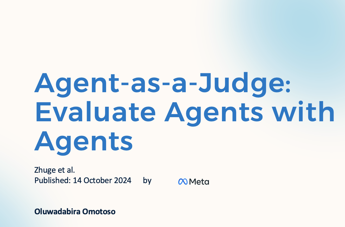 Presenting a Meta research paper at the AI Club x OVI SIGAI Lab