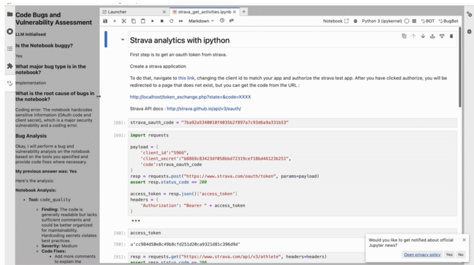 Bugspyter Tool Demonstration